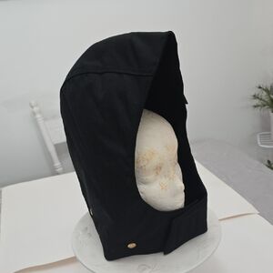 NWT Carhartt Quilt Lined Insulated Firm Duck Hood Black Size 2XL -5XL